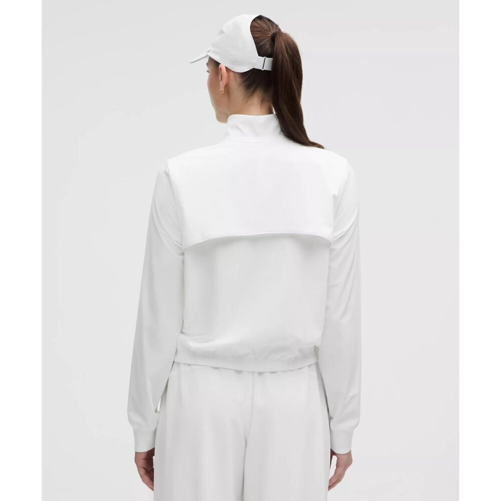 Court Rival Tennis Track Jacket - White/White - Picture 2 of 4
